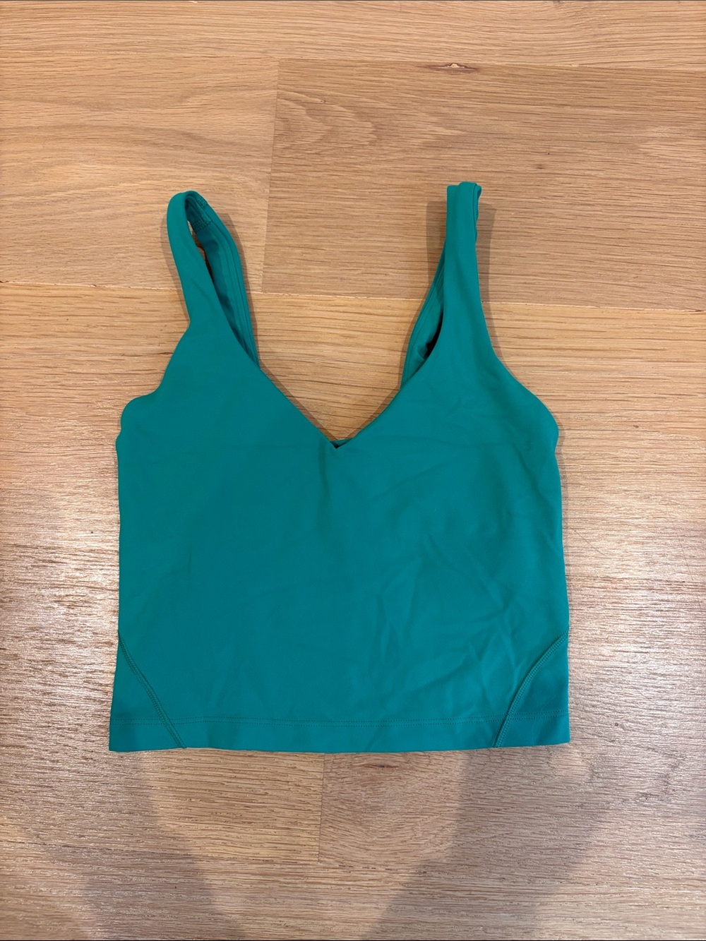 Lululemon  Green V-Neck Tank Top size 0